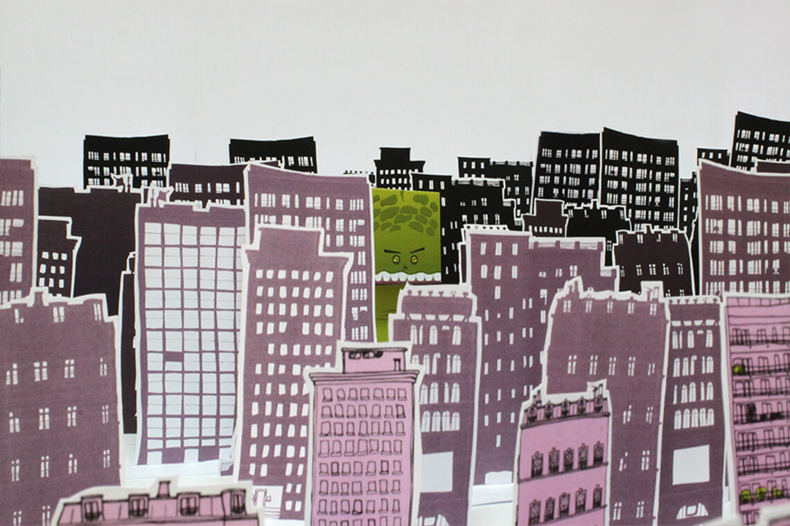 Papertoy frome outer space